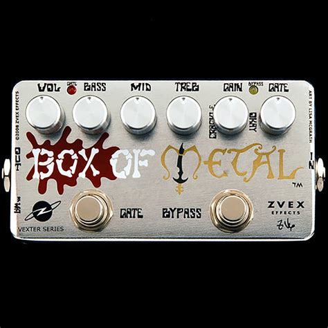 zvex effects vexter box of metal|ZVEX Vexter Box of Metal Distortion Guitar Effects Pedal.